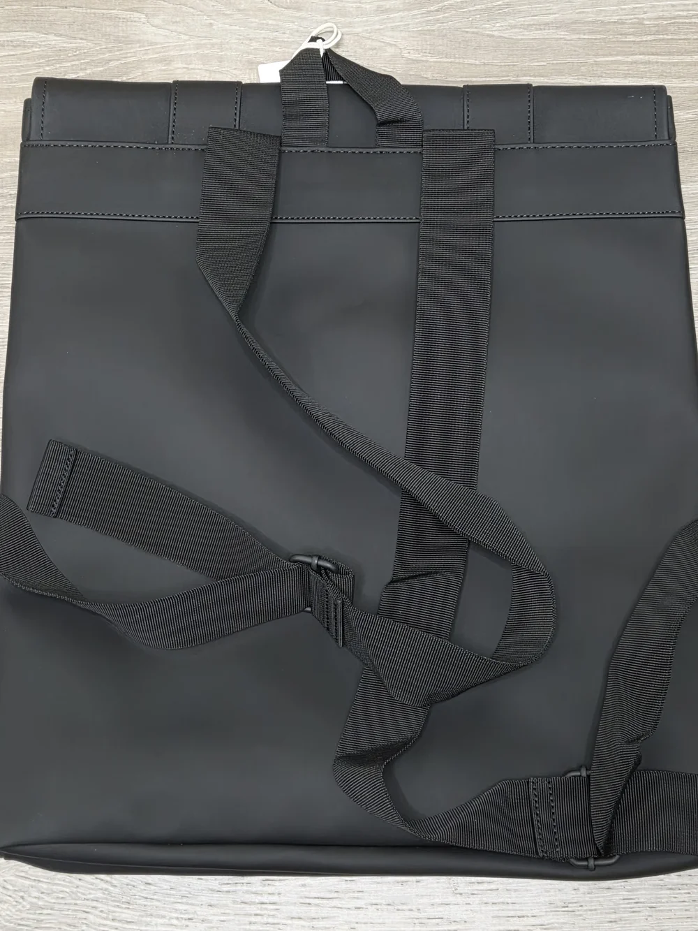 Rains MSN Bag Backpack Black Waterproof Laptop Unisex 15” - NWT